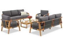 Muebles de jardín de madera de acacia Mumbai Coffee 8 Garden Point
