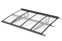 Prolongación del tejadillo de la puerta Kassel en 150 cm CoverTech antracita