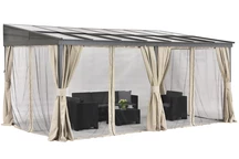 Toldo de aluminio 3 x 5 m Tarragona Premium Garden Point beige