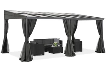 Toldo de aluminio 3 x 6 m Tarragona Premium Garden Point antracita