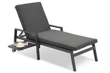 Tumbona de jardín de aluminio Matera Garden Point antracita