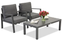 Zakintos Conjunto de muebles de terraza antracita Garden Point