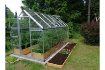 Invernadero de policarbonato Harmony Silver 1,85 x 3,7 m Palram