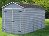 Caseta de resina para jardín SkyLight 6x12 Palram - Canopia gris