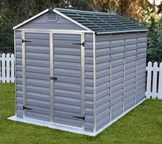 Cobertizo para herramientas de jardín SkyLight Palram - Canopia 1,85 m x 3,05 m gris