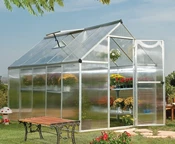Invernadero de jardín de policarbonato Silver Mythos 1,85 x 3,1m Palram - Canopia