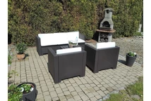 Conjunto de muebles de jardín Colorado Coffee 5 marrón Bica