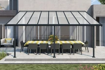 Sierra Palram pérgola de aluminio 300x546 gris