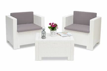 Conjunto de balcón Colorado Terrace 2 blanco Bica