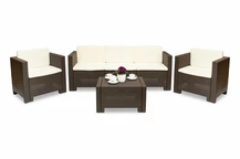 Conjunto de muebles de jardín Colorado Coffee 5 marrón Bica