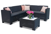 Esquinero en technorattan Colorado Corner 5 antracita Bica