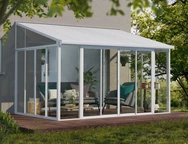 Jardines de invierno Veranda Sanremo Palram - Canopia 3 x 5,4 m blanco
