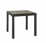 Mesa en technorattan Dallas marrón Bica