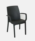 Silla technorattan Indiana antracita Bica